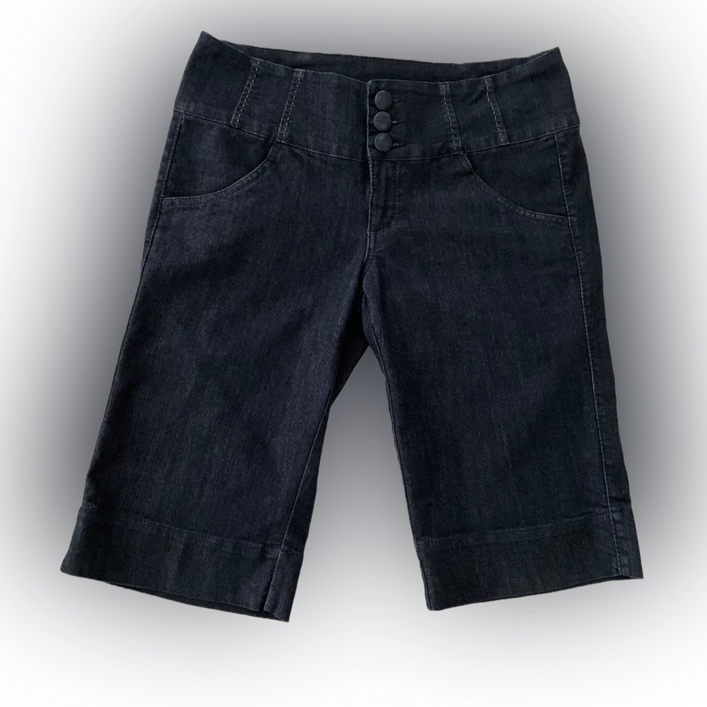 Boom Boom Women’s Denim Dark Bkue Shorts Size:11